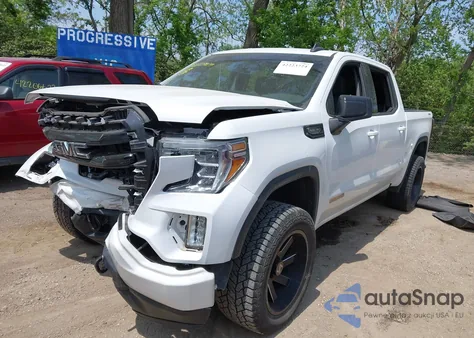 2020 GMC Sierra 1500 4Wd Short Box Elevation from USA, damaged, VIN 3GTU9CED1LG113363